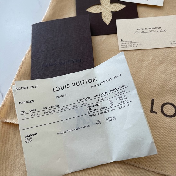 Louis Vuitton White Monogram Multicolore Sharleen GM Bag. - Picture 2 of 16